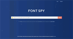 Desktop Screenshot of fontspy.com